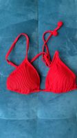 Bikini Oberteil, rot, Gr. M neuwertig