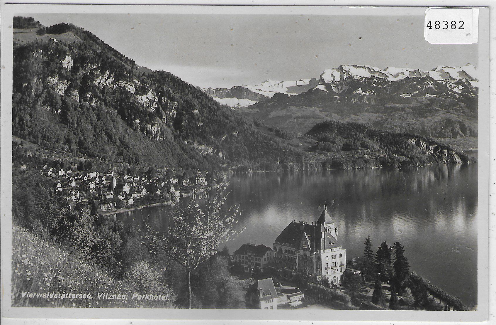 Cartoline postali: Vitznau - Parkhotel – Usato da Ettingen venduto da Kartenplanet