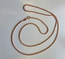 Halskette Rosegold 60 cm Silber 925