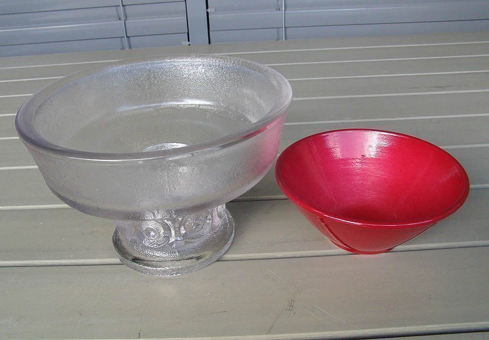 Ciotole: Glas Schale Früchteschale Blumenschale – Usato da Schlieren venduto da Apollo3