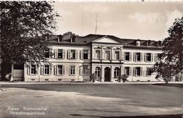 Aarau, Kantonsspital, Verwaltungsgebäude, gelaufen 1941