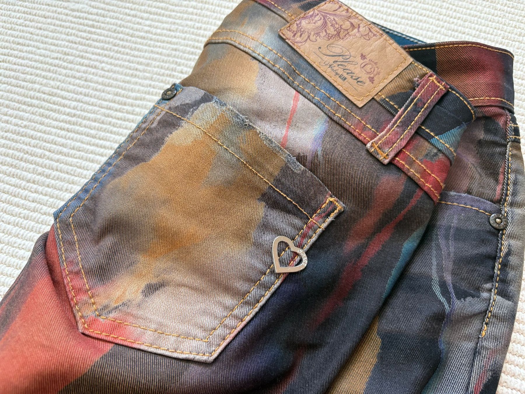 Please Jeans Jeans: Please Jeans Damen Gr. Small tolle Farben, selten – Usato da Hombrechtikon venduto da star8888 4
