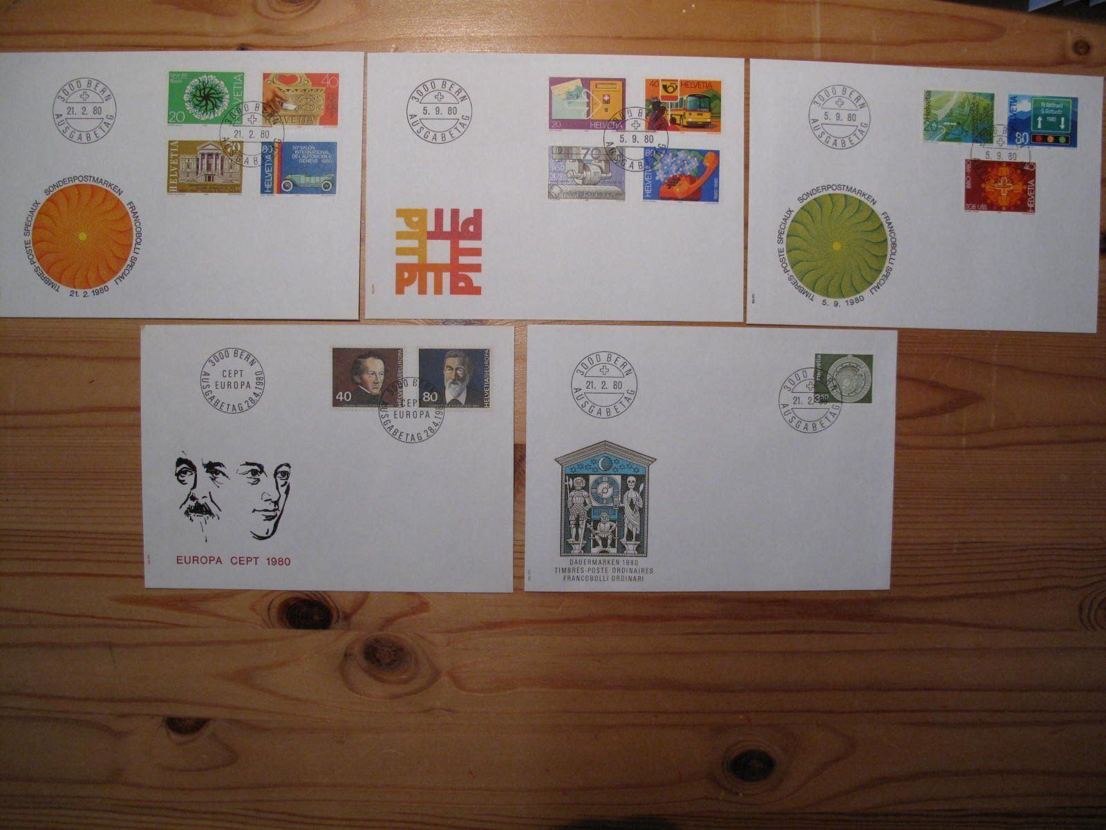 Alle Briefmarken: Schweiz FDC 1980 – Gebraucht aus Wil SG von fva01