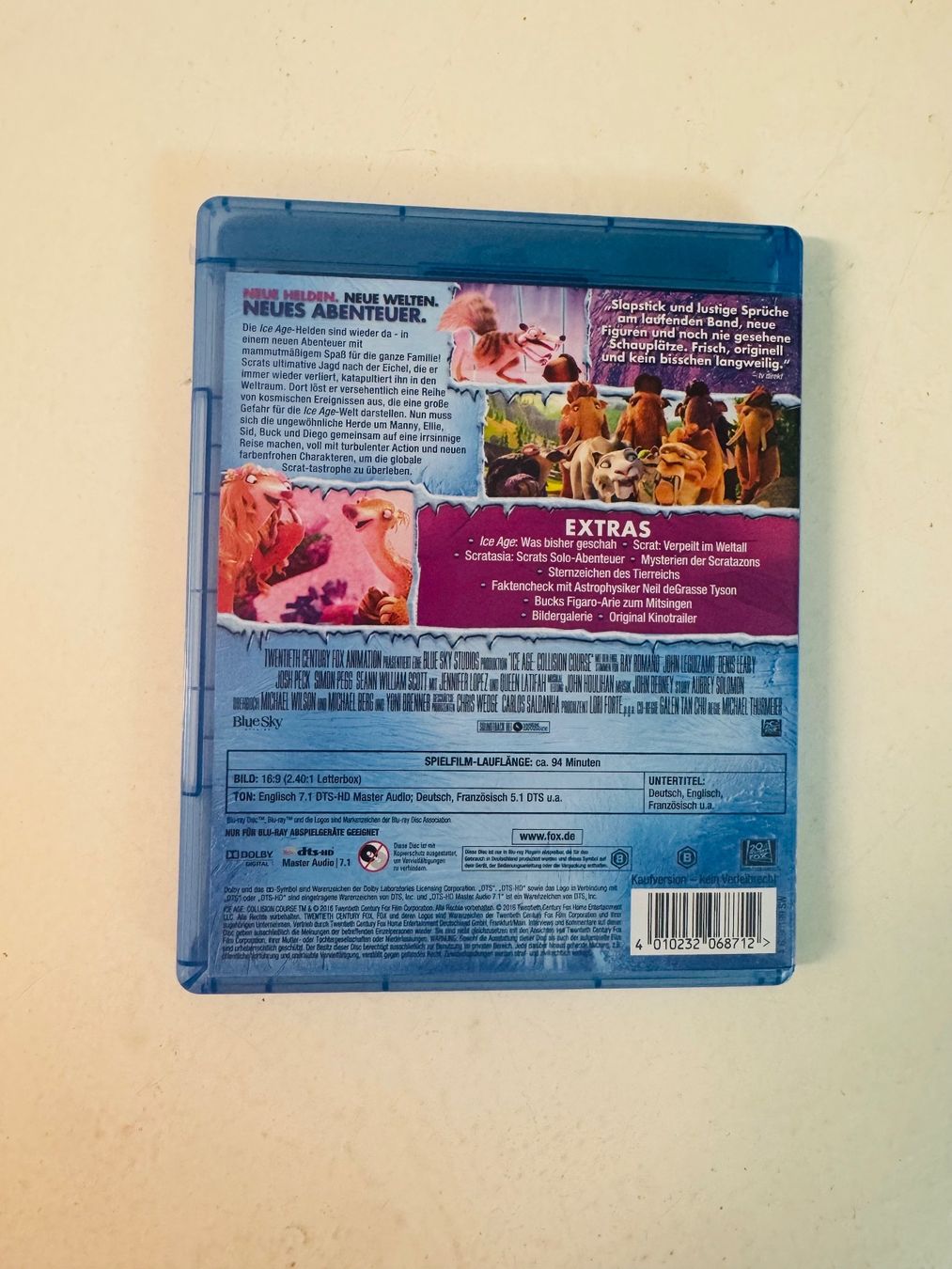 Tous les DVDs: ICE AGE 5. (BLU-RAY) – D'occasion à Basel par san_2qlq 1