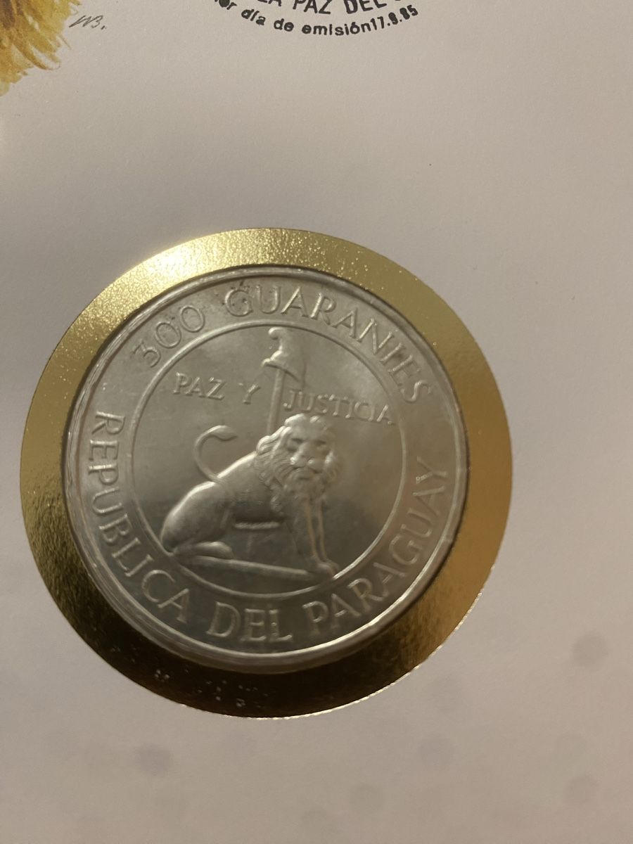 Toutes les monnaies: Numisbrief Paraguay mit Silbermünze – D'occasion à Muralto par Alex1912 1