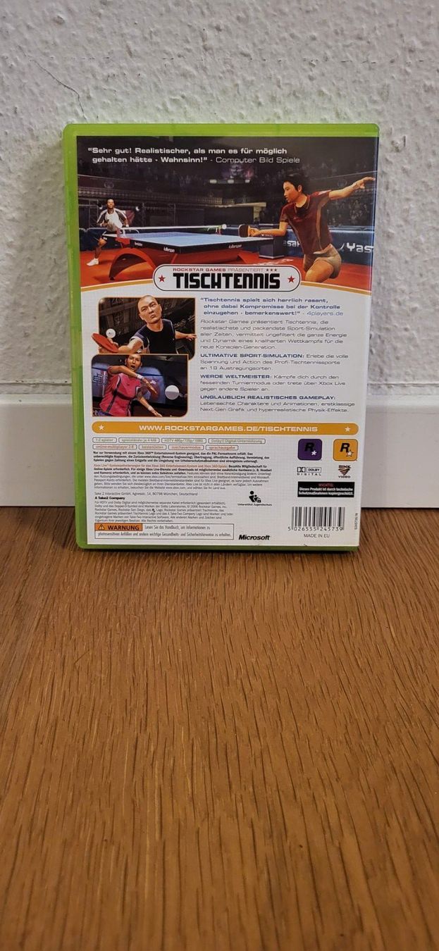 Microsoft Giochi: Xbox 360 - Tischtennis – Usato da Münsingen venduto da DigitaleSpielecke 1