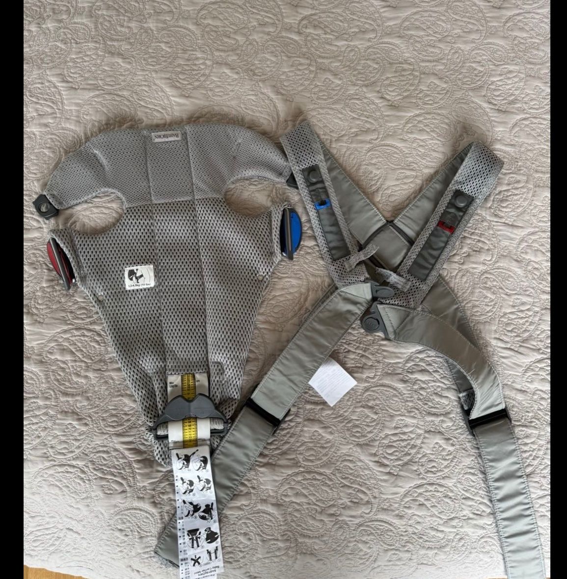 Babybjörn Marsupi portabebè: Babybjörn Mini 3D Babytrage grau Mesh – Nuovo (secondo la descrizione) da Buchberg venduto da Swissy87 4
