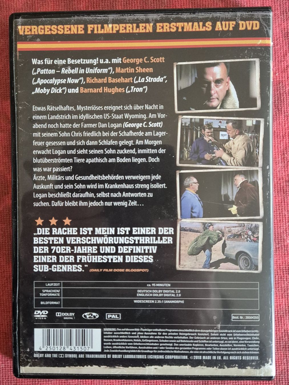 Tutti i DVDs: Die Rache ist mein / George C. Scott – Usato da Chur venduto da big_5zx8 1