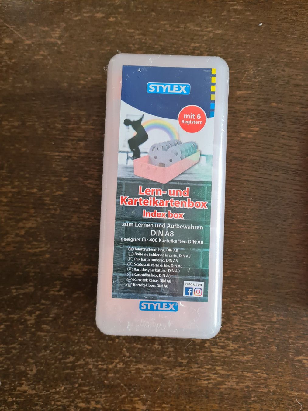 Contenitori & Simili: Stylex A8 Lernkartenbox Karteikartenbox Indexbox – Nuovo e nell'imballaggio originale da Escholzmatt venduto da FuyuIgloo