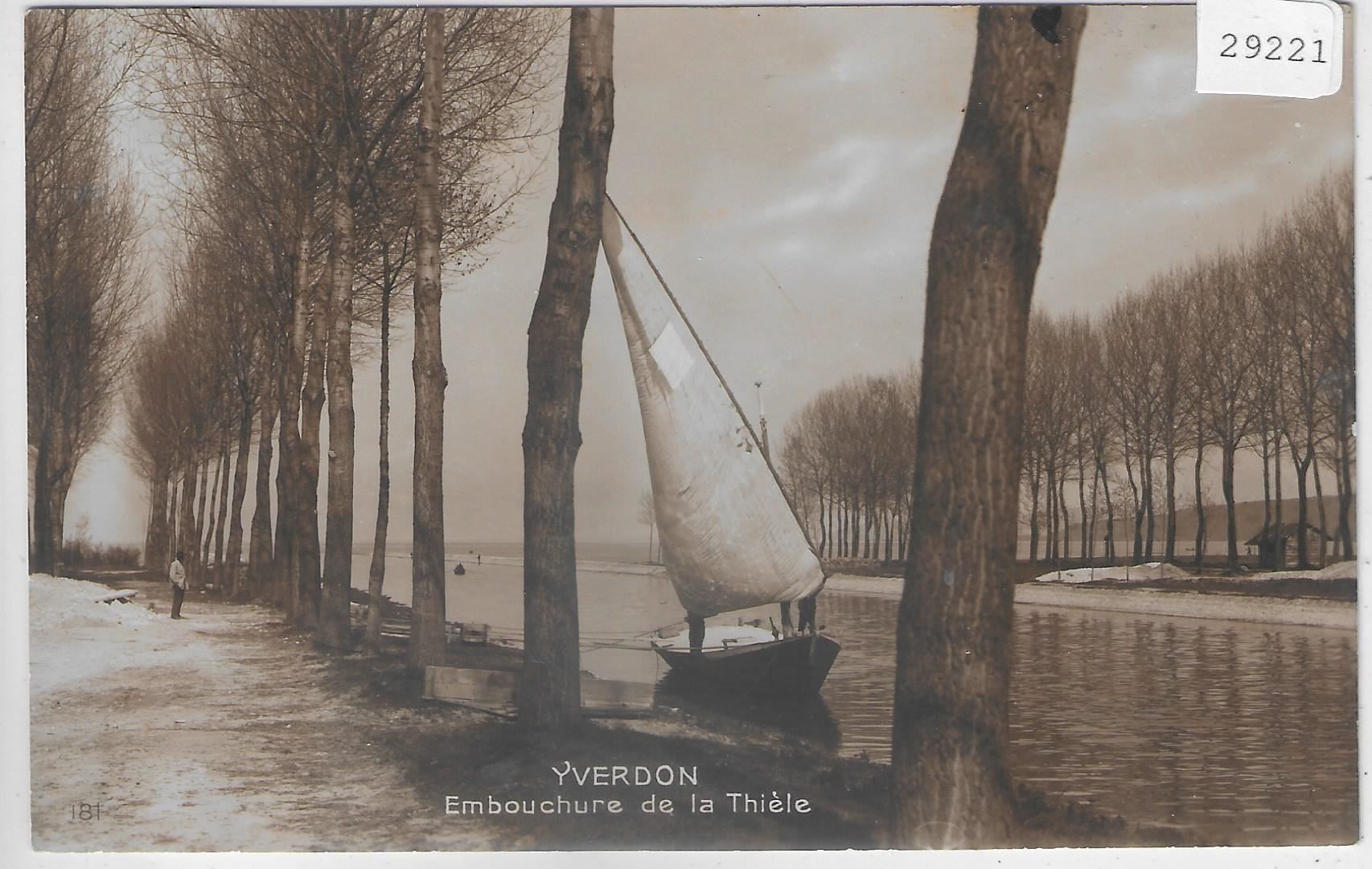 Cartoline postali: Yverdon - Embauchure de la Thiele – Usato da Ettingen venduto da Kartenplanet