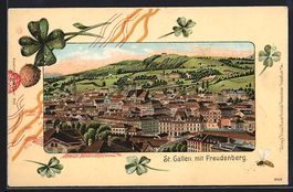St. Gallen, Ortsansicht mit Freudenberg 