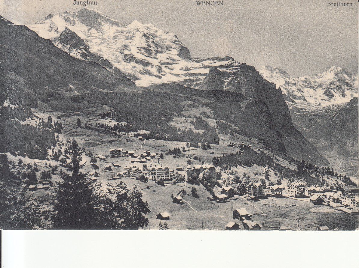 Cartoline postali: Wengen ca. 1920 – Usato da Bürglen TG venduto da StampGraf