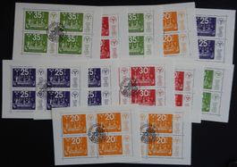 Schweden Kleinbogen Lot I 1974