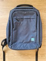 blauer Rucksack mit dichtem Reissverschluss