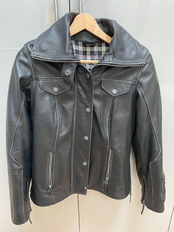 Damen-Lederjacke Von Zerimar – Echte Lammleder-Motorradjacke Mit Kapuze