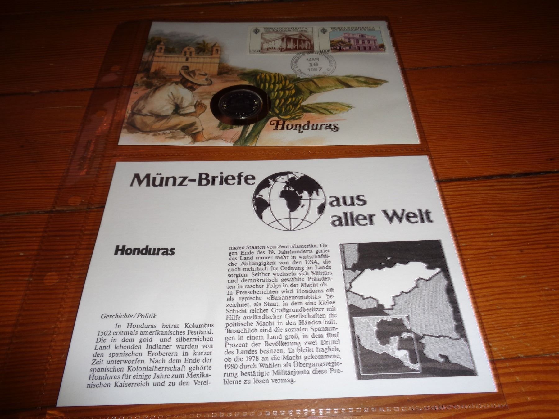 Tutti le monete: Münzbrief Honduras – Usato da Olten venduto da Disc-Verkauf
