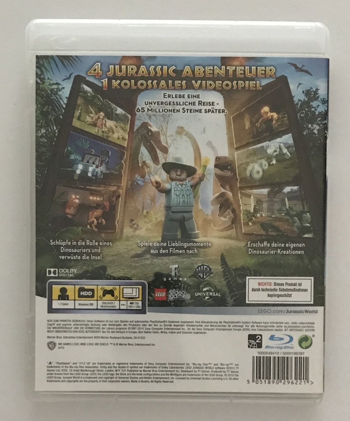 Giochi: PS3 - LEGO Jurassic World – Usato da Allschwil venduto da Bullach 2