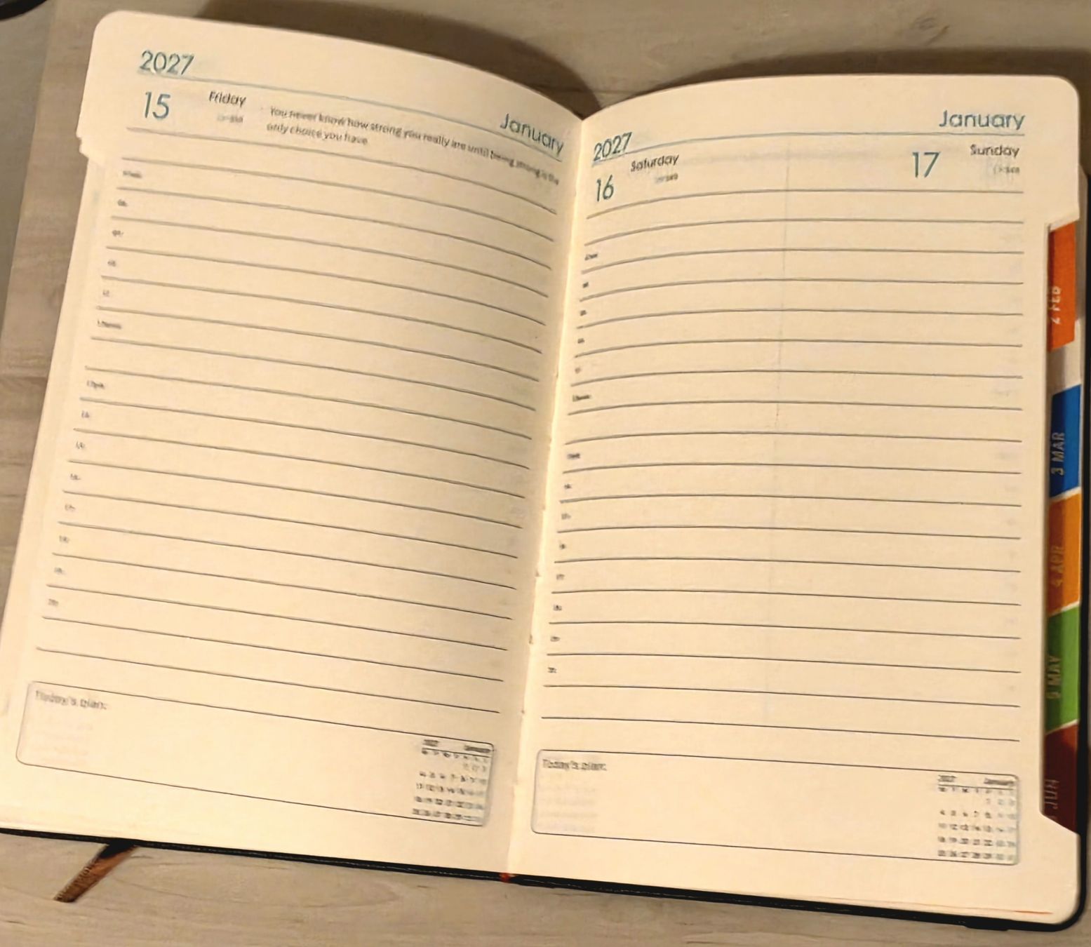 Schreibblöcke: Carnet de notes 2026-2027 noir neuf – Neu und originalverpackt aus Meyrin von Maribel81 5
