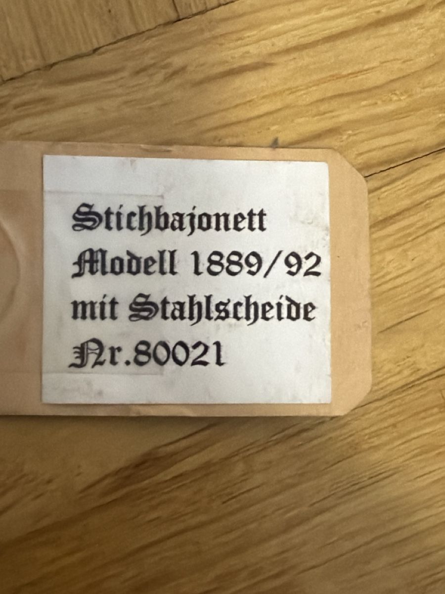 Schweizer Armee Armi bianche: Bajonett stichbajnett – Usato da Lausanne venduto da Erion2015 2