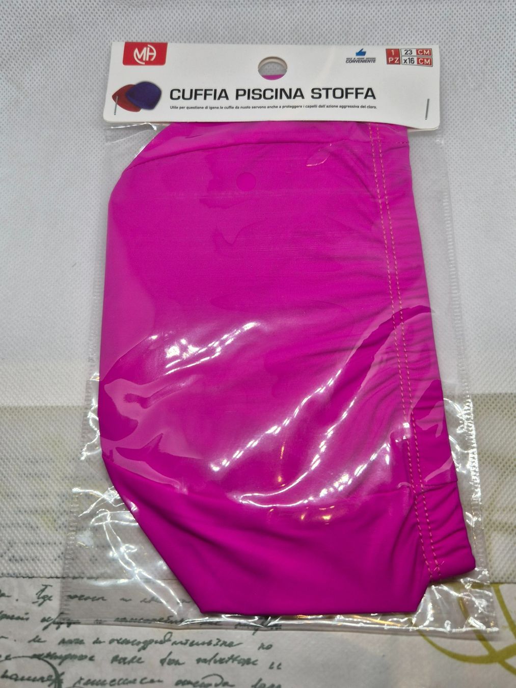 Copricapi, berretti & cappellini: MA Damen-Badekappe, fuchsia, Einheitsgröße, Neu – Nuovo e nell'imballaggio originale da Losone venduto da bal_gfp6 1
