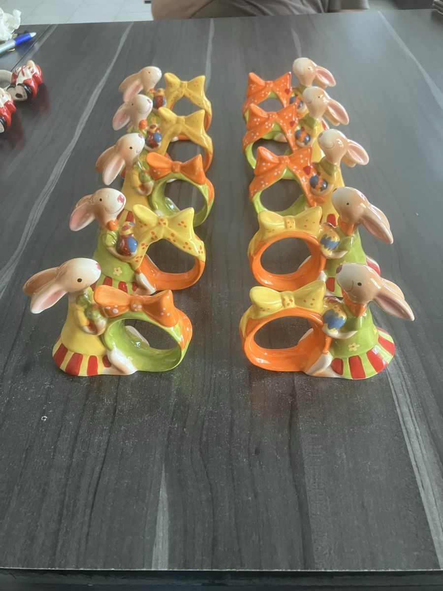 Altro in Decorazioni & Accessori: 10 Stk Serviettenringe Osterhase – Nuovo (secondo la descrizione) da Unterkulm venduto da Lotusblume81