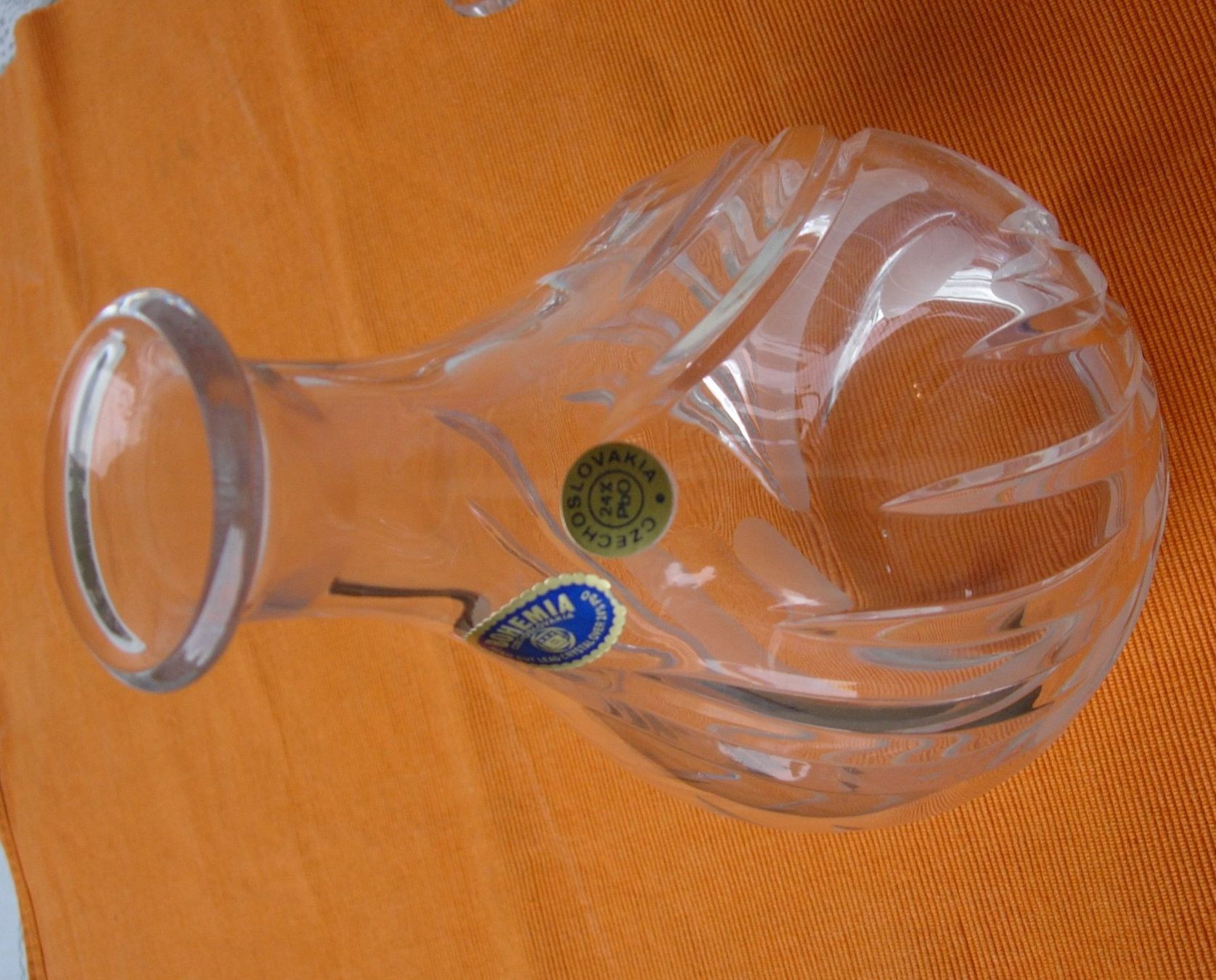 Caraffe: Kristallkaraffe Bohemia – Usato da Basel venduto da Grbina64 2