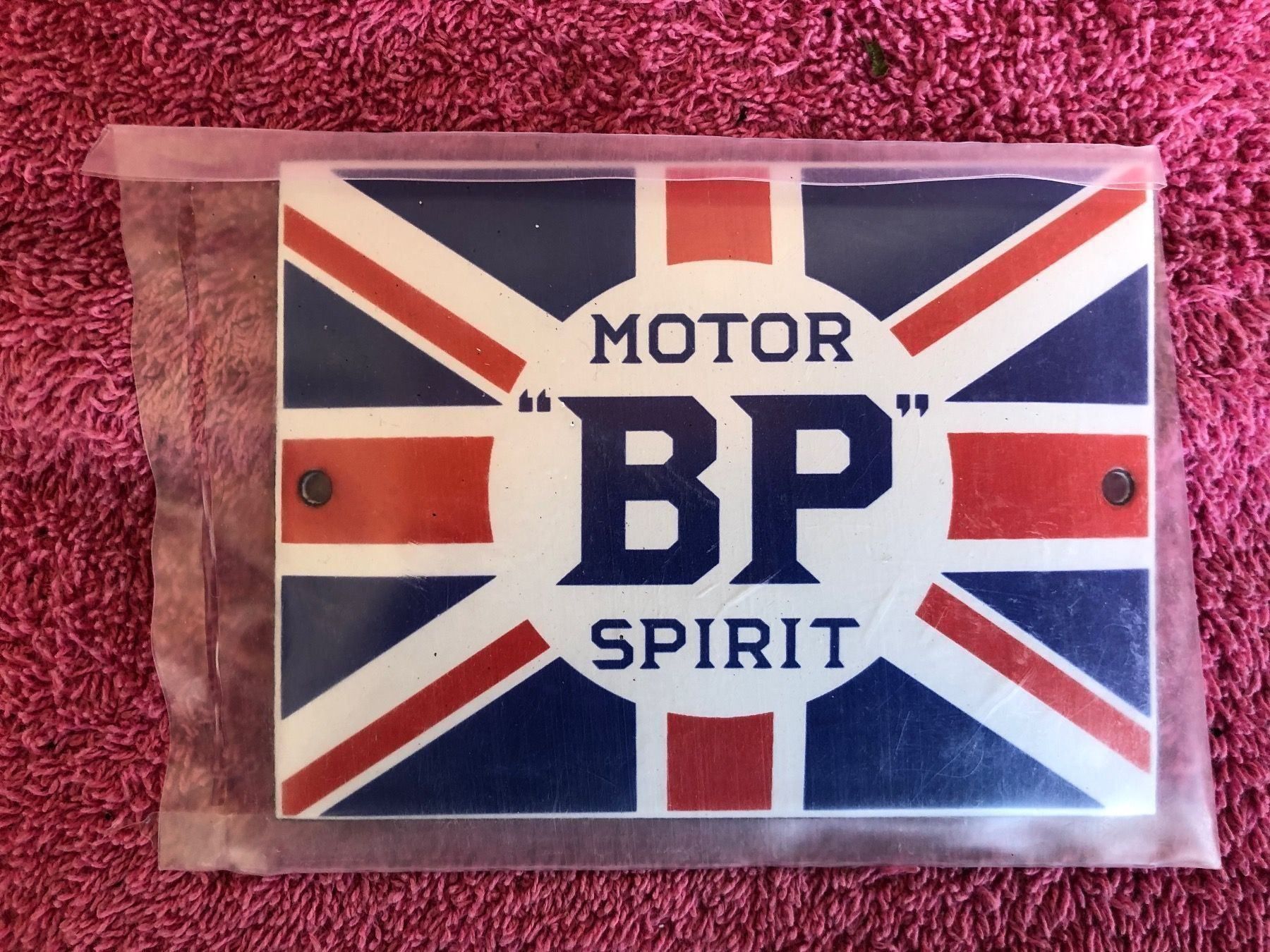 Schilder: Motor bp spirit gb – Neu und originalverpackt aus Reinach AG von rares75