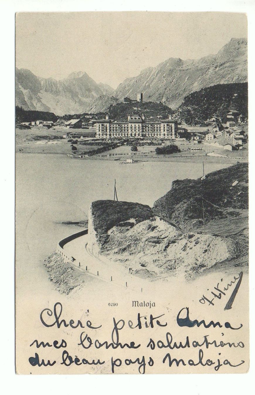 Cartoline postali: MALOJA No. 6790 – Usato da Jona venduto da philajona