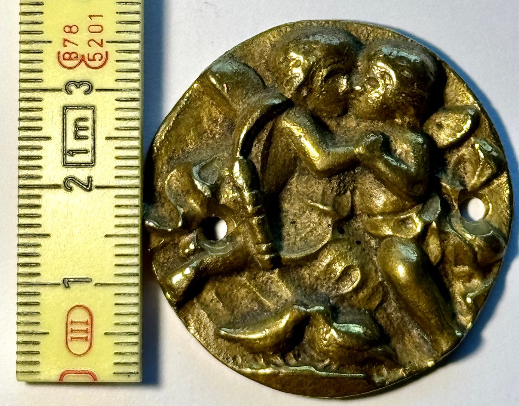Statuette: 2 Engel aus Ismailia (Ägypten) aus Messing – Usato da Röschenz venduto da Sharjah 2
