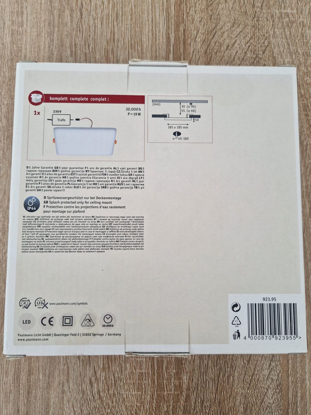 Paulmann Kronleuchter & Deckenlampen: Paulmann Veluna VariFit LED Deckenleuchte, OVP! – Neu und originalverpackt aus Rebstein von Ajs_Toy_Palast_1 1
