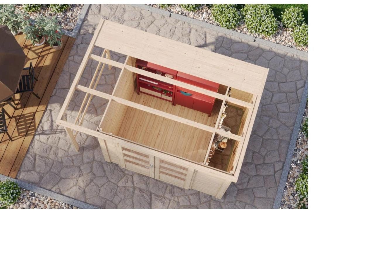 Casette da giardino & serre: Gartenhaus Multifunktionshaus, Anbaudach - Gratis Versand – Nuovo e nell'imballaggio originale da Kleinwangen venduto da Maluwa_GmbH 1