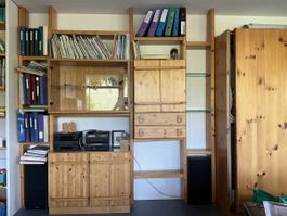 Regal Kiefer Massiv Holz Vitrine Schrank Elemente gebraucht