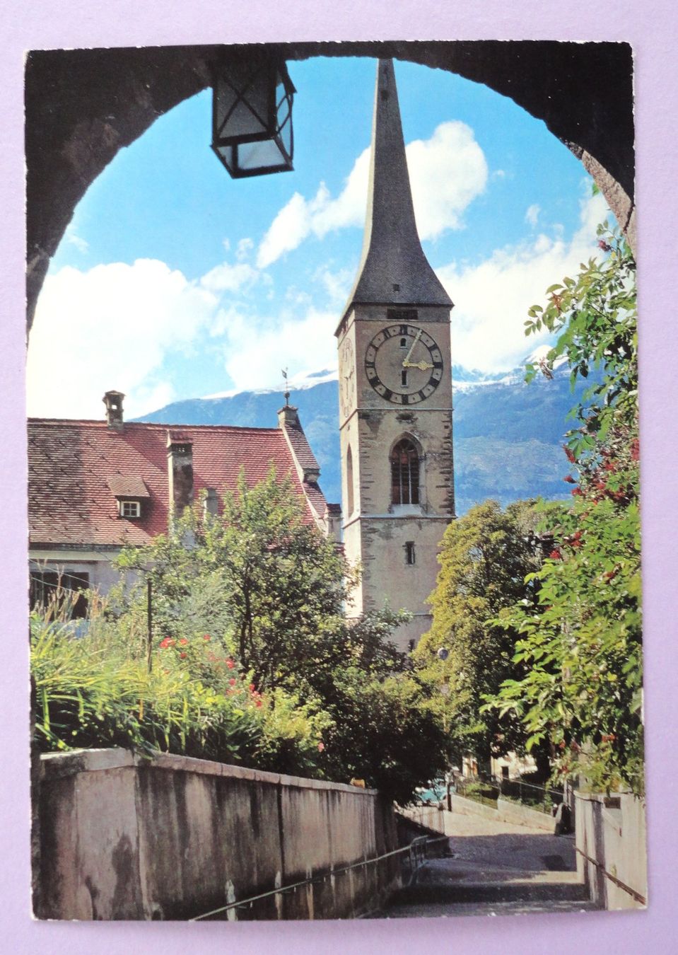 Cartoline postali: Chur, St. Martinskirche – Usato da Fétigny venduto da Billy2miny