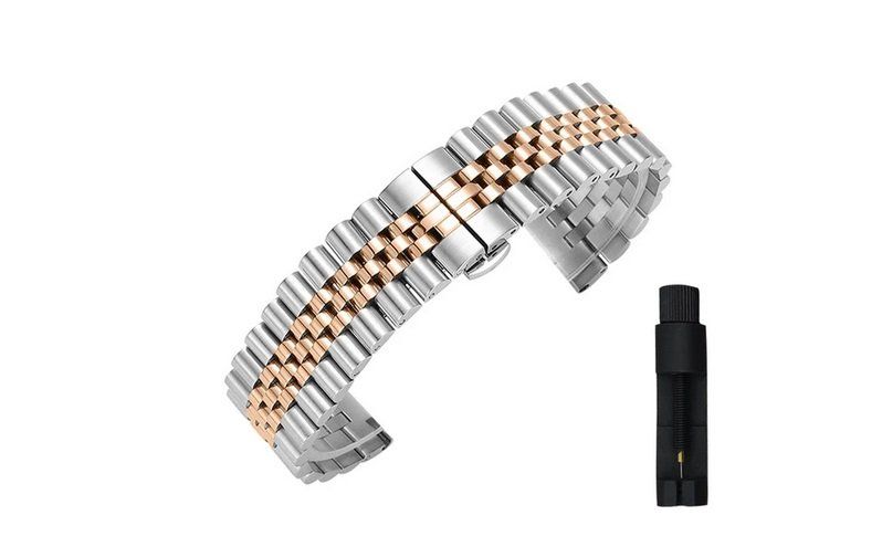 Samsung Smartwatch: Armband Edelstahl Inox für Samsung Watch 4 5 6 7 – Neu und originalverpackt aus Lausanne von WATCH-WORLD 2