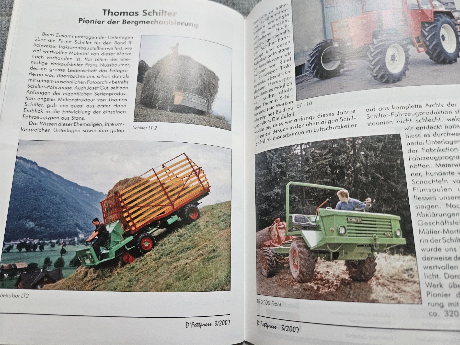 Schilter Trattori: D Fettpress  3/07  Schilter Steyr Same xa – Usato da Flawil venduto da sr1_f6st 6