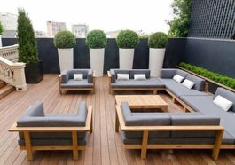 Sitzgruppe Outdoor Sofa Gartenmöbel Gartensitzgruppe Teak
