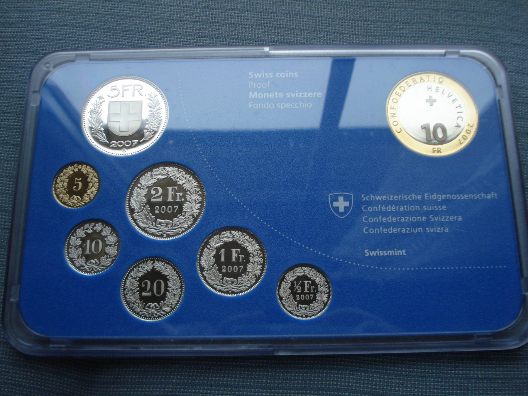 Tutti le monete: (W5) Münzstätte Steinbock 2007  PP – Usato da Erlach venduto da Net-Coins 2