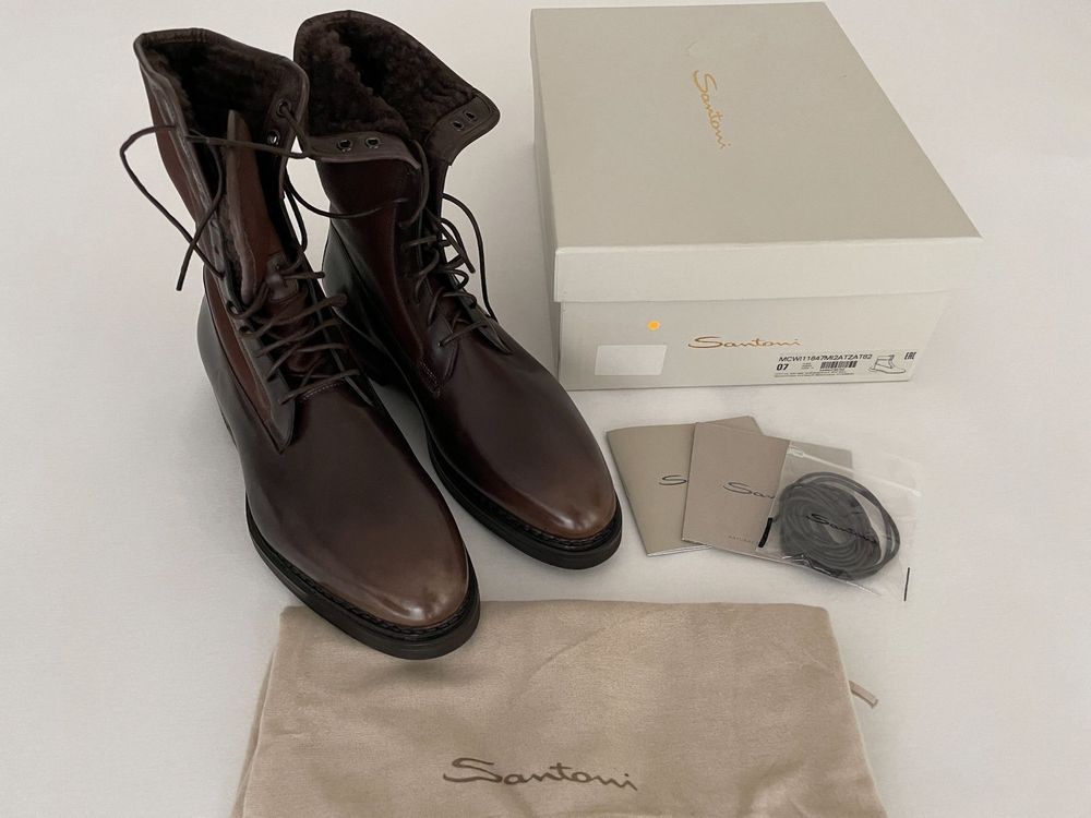 Santoni hot sale winter boots