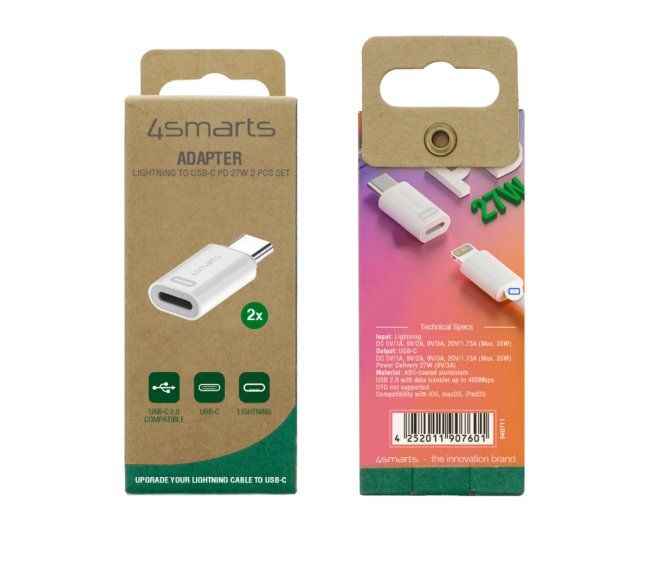 Lecteurs & Adaptateurs: Adapter Lightning auf USB-C - 2er Set – Neuf avec emballage d'origine à Basel par Nofretete39