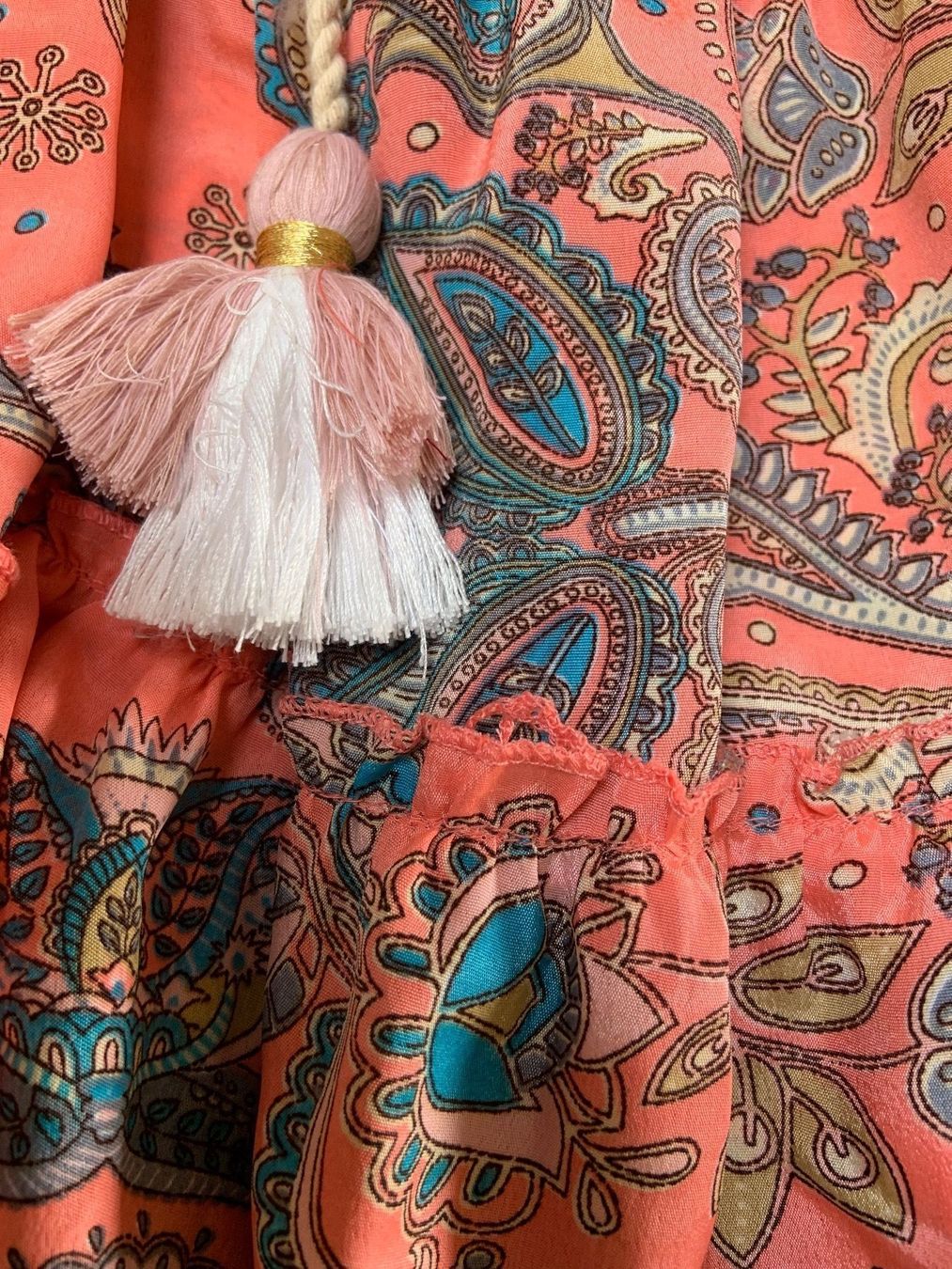 Kleider: Boho Minikleid/ Tunika aus Seide / Viscose – Neu (gemäss Beschreibung) aus Sigriswil von ck56 7