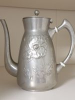 Teekanne Jugendstil, Zinn