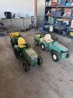 john deere mit anhänger