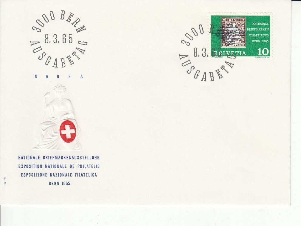 Tutti i francobolli: NABRA Bern 1965 4 Briefe – Usato da Bürglen TG venduto da StampGraf 4