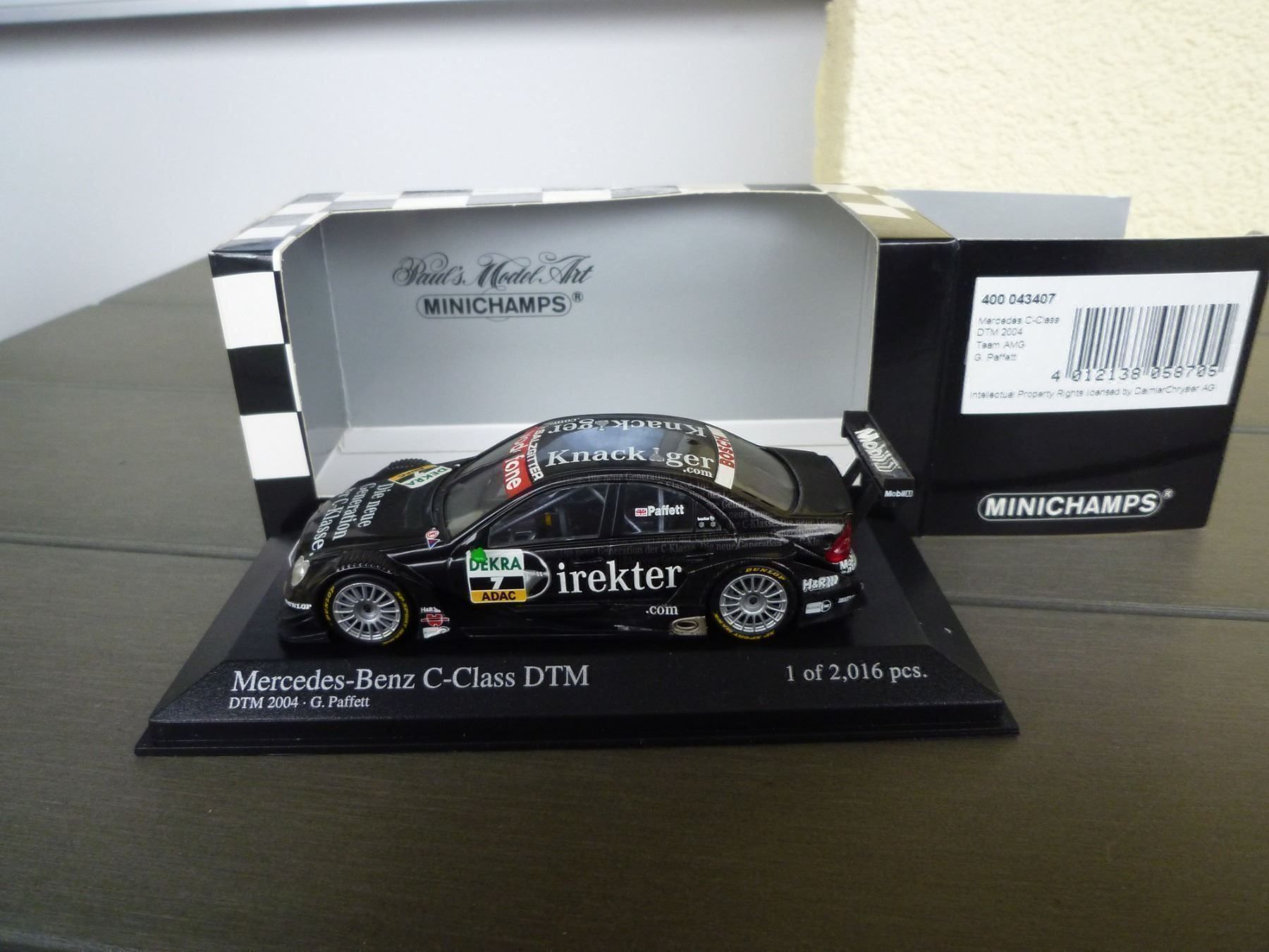 Mercedes-Benz Modellini d'auto: Mercedes-Benz C-Class (DTM 2004) – Nuovo e nell'imballaggio originale da Flawil venduto da Imperiosud 1