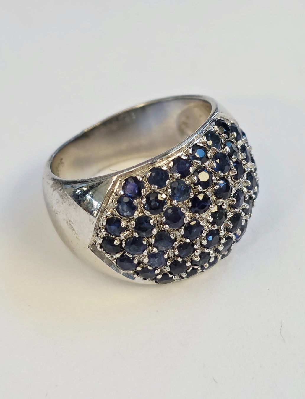 Bagues: Ring Silber mit Saphiren Grösse 56 neu – Neuf (Voir description) à Zürich par benedikt12