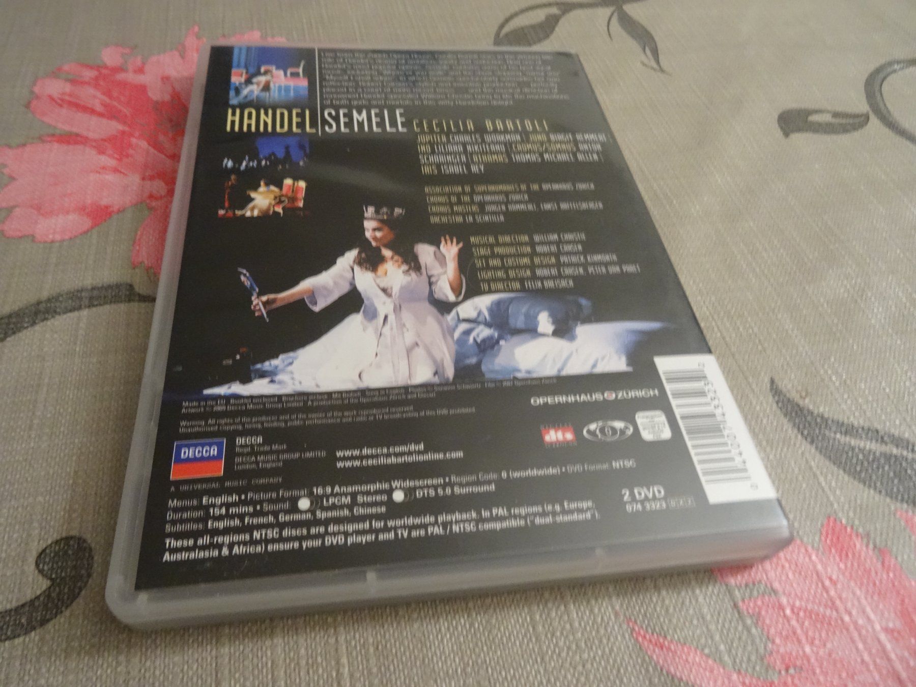 Alle DVDs: Handel / Semele - Cecilia Bartoli DVD OPER – Gebraucht aus Olten von Disc-Ausverkauf 2