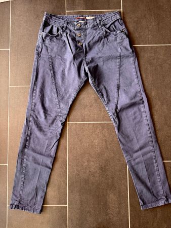 Jeans Hosen PLEASE Gr. L selten getragen Dunkelblau