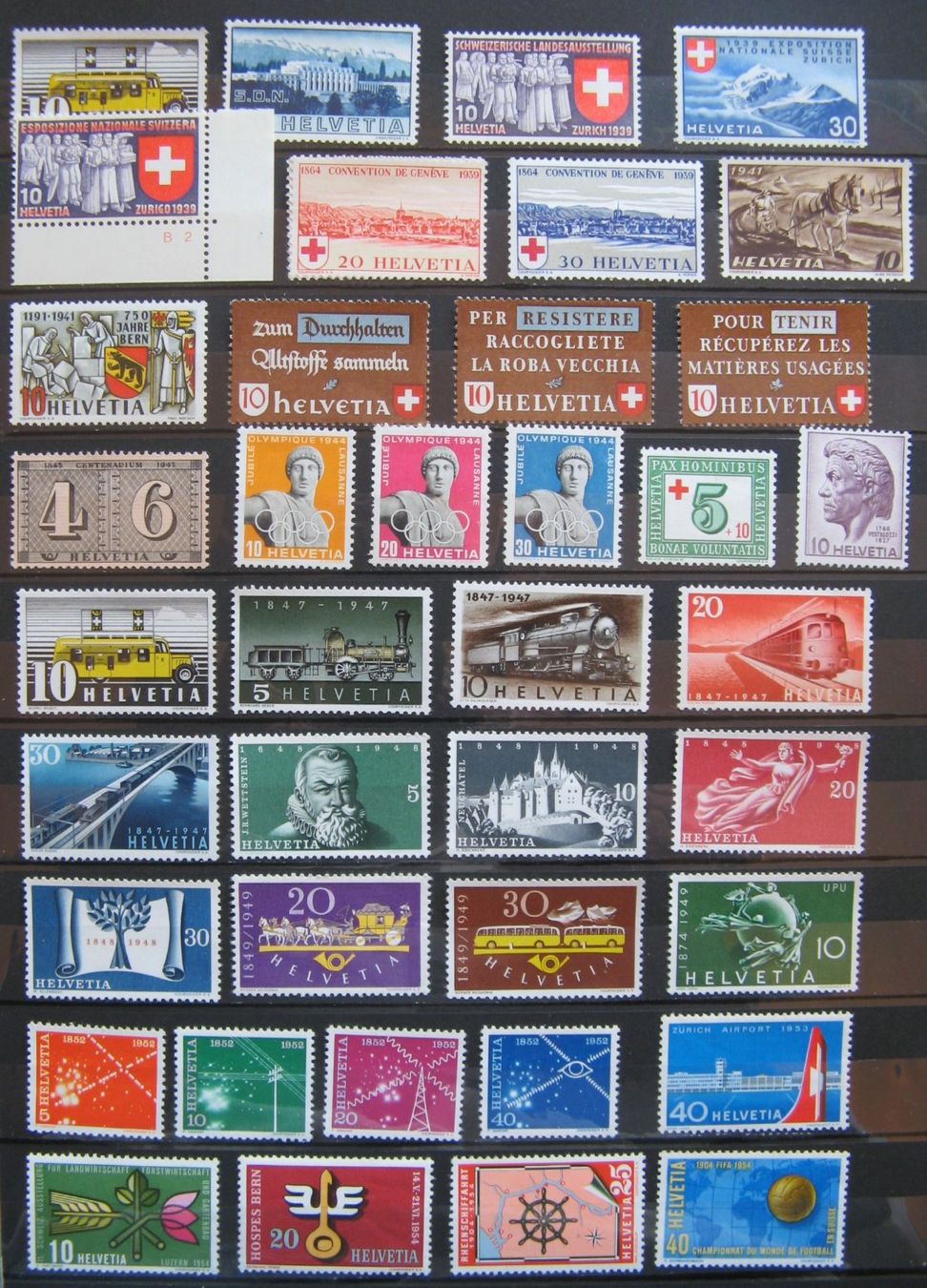 Tutti i francobolli: Werbemarken 1937 - 1960 postfrisch ** – Nuovo (secondo la descrizione) da Frauenfeld venduto da Interessent1