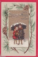 PRÄGEKARTE, HERZLICHEN GLÜCKWUNSCH ZUM NEUEN JAHRE, 1.1.1911