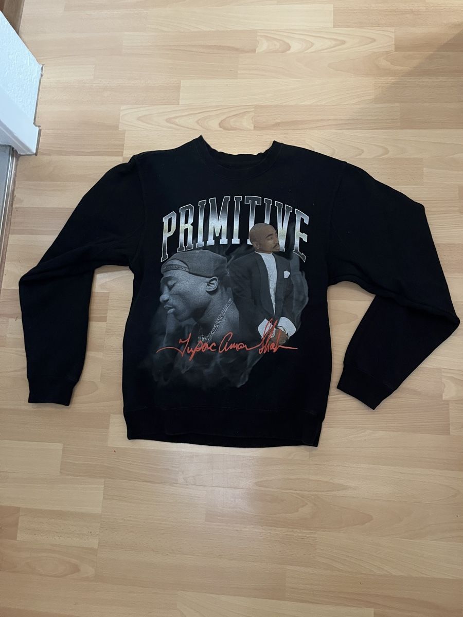 Maglioni & Felpe: Sweater Primitive 2Pac Tupac Grösse S Schwarz gebraucht – Usato da Bern venduto da Jaguar06